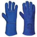 A510 Welders 210 Split Leather Blue Gauntlet Blue - Size XL