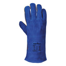 A510 Welders 210 Split Leather Blue Gauntlet Blue - Size XL
