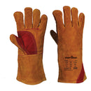 A530 Welders 330 Split Leather Reinforced Palm Gauntlet - Brown