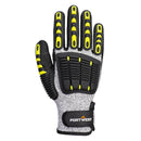 A722 Impact C13 Nitrile Sandy Reinforced Palm Glove - Grey/Black