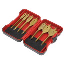 Titanium Coated Flat Wood Drill Bit Set 7pc