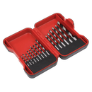 Brad Point Wood Drill Bit Set 15pc