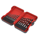 Brad Point Wood Drill Bit Set 15pc