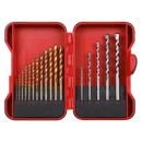 HSS/Masonry Drill Bit Set 17pc