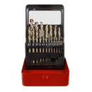 HSS Cobalt Fully Ground Drill Bit Set 19pc