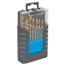 HSS Fully Ground Drill Bit Set 19pc - DIN 338