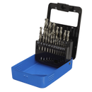 HSS Fully Ground Drill Bit Set 19pc