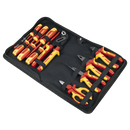 Screwdriver, Pliers & Scissor Set 12pc - VDE Approved