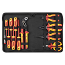 Screwdriver, Pliers & Scissor Set 12pc - VDE Approved