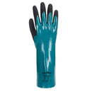 AP60 Chem 300 Nitrile Sandy Double Dipped Gauntlet - Blue/Black