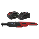 SV20 Series 3/8"Sq Drive Cordless Ratchet Wrench Kit 60Nm 20V 4Ah