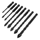 Tile & Glass Drill Bit Set 8pc