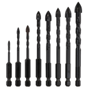 Tile & Glass Drill Bit Set 8pc