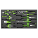 Siegen Pliers Set with Tool Tray 9pc
