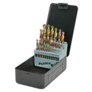 Siegen HSS Edge Ground Drill Bit Set 25pc - DIN 338