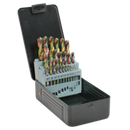 Siegen HSS Edge Ground Drill Bit Set 25pc - DIN 338