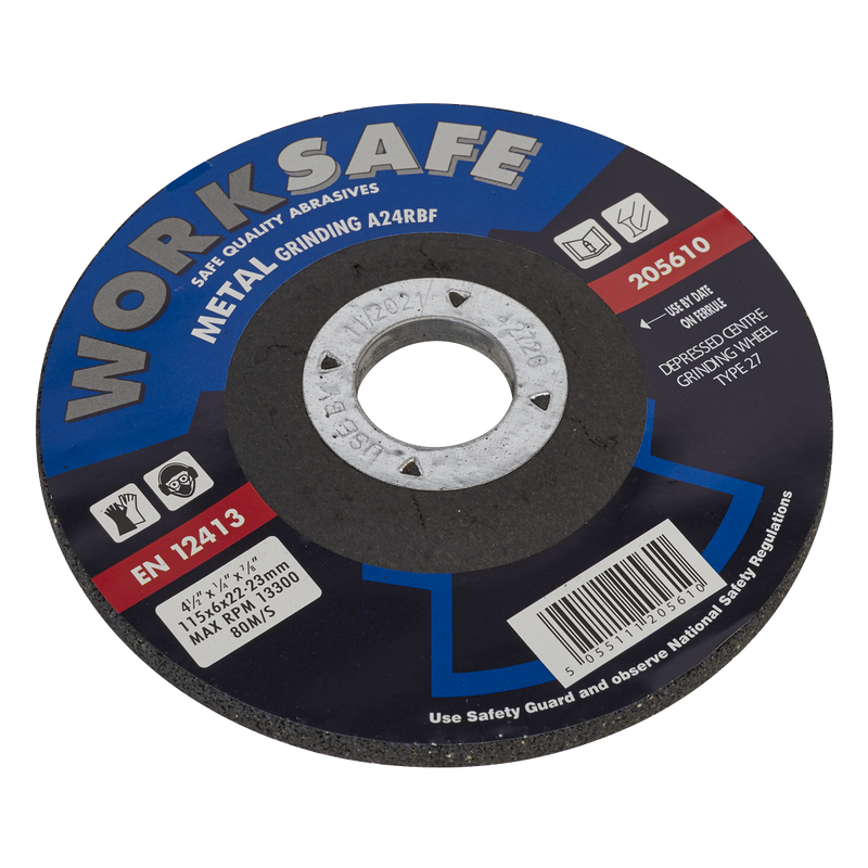 Grinding Disc DPC Metal Ø115 x 6 x Ø22mm