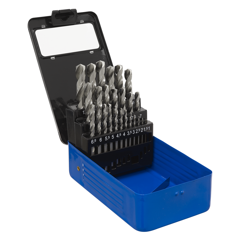 HSS Split Point Fully Ground Drill Bit Set 25pc Metric