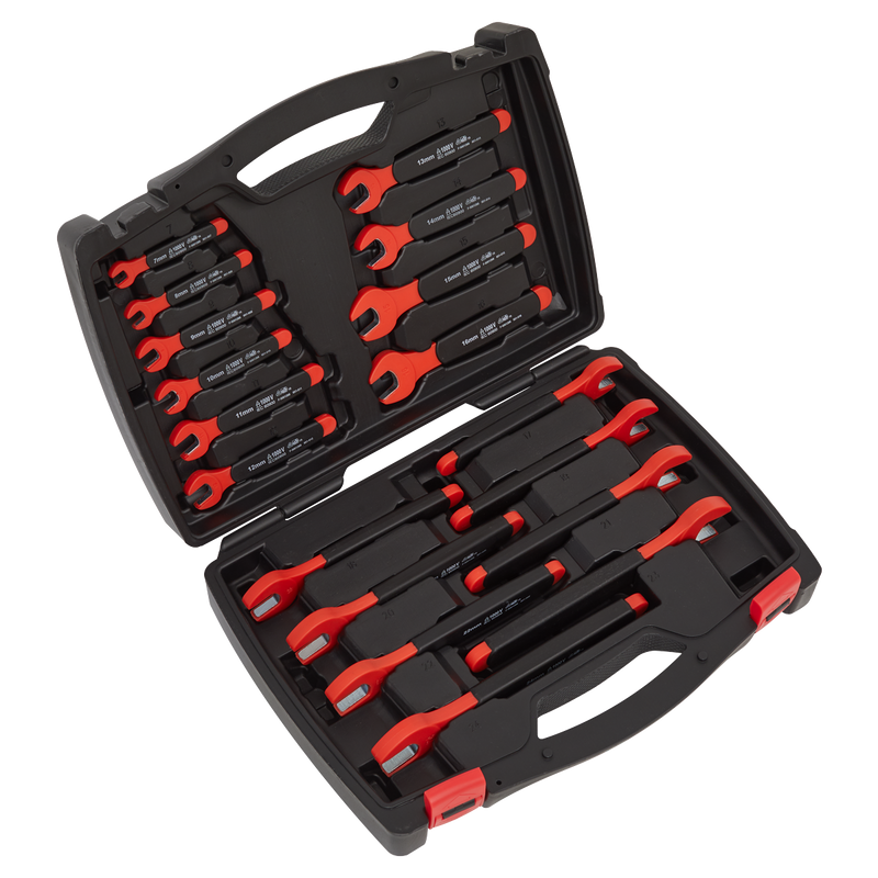 Insulated Open-End Spanner Set 18pc VDE Approved