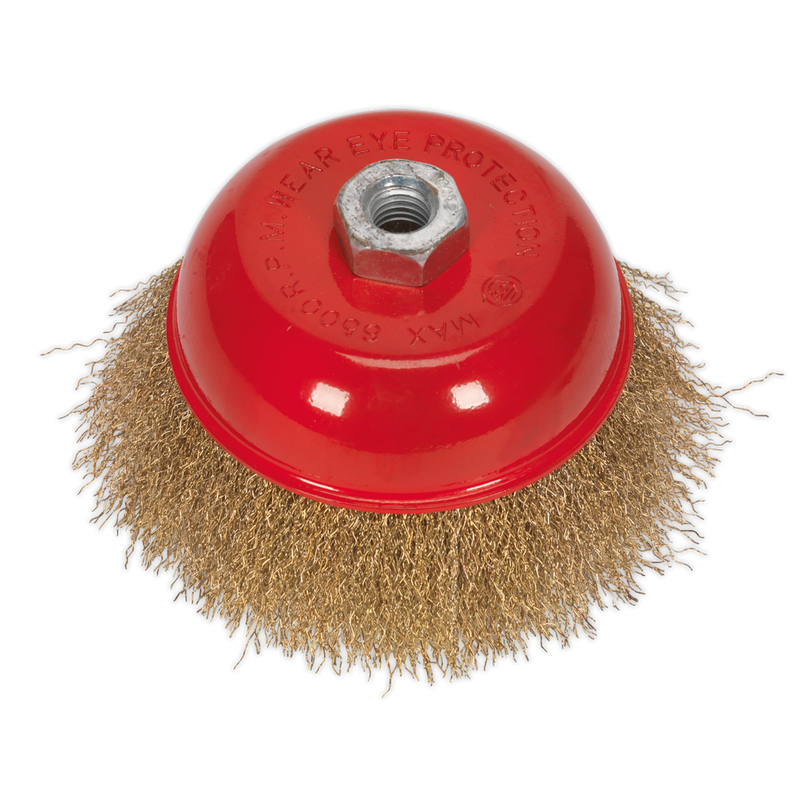 Brassed Steel Cup Brush Ø125mm M14 x 2mm