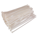 Cable Tie 200 x 4.8mm White Pack of 100