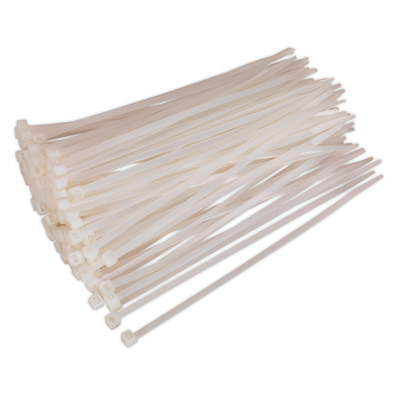 Cable Tie 200 x 4.8mm White Pack of 100