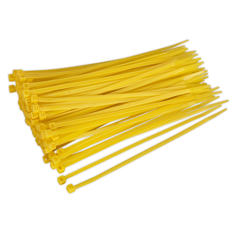 Cable Tie 200 x 4.4mm Yellow Pack of 100