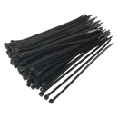 Cable Tie 200 x 4.8mm Black Pack of 100