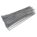 Cable Tie 300 x 4.4mm Silver Pack of 100