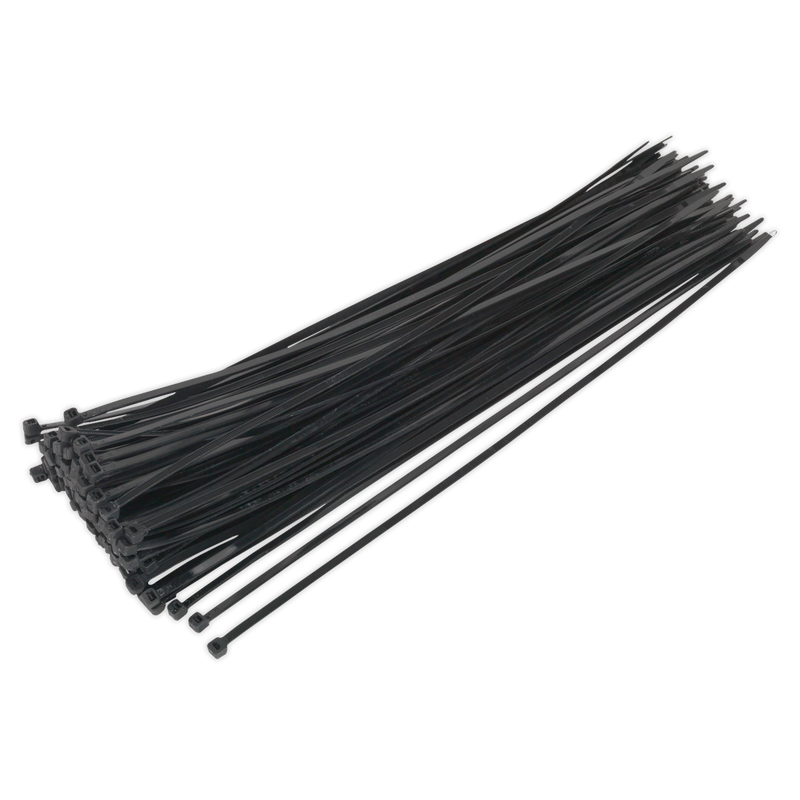 Cable Tie 380 x 4.4mm Black Pack of 100