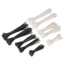 Cable Tie Assortment Black/White Pack of 600