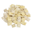 Self-Adhesive Cable Tie Mount 30 x 30mm White Pack of 100