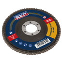 Flap Disc Aluminium Oxide Ø115mm Ø22mm Bore 60Grit