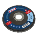 Flap Disc Zirconium Ø115mm Ø22mm Bore 80Grit