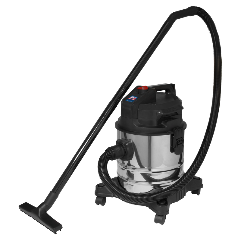 Vacuum Cleaner (Low Noise) Wet & Dry 1000W/230V (Various Sizes)