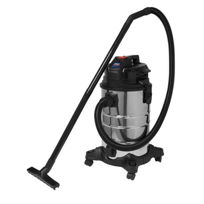 Vacuum Cleaner (Low Noise) Wet & Dry 1000W/230V (Various Sizes)