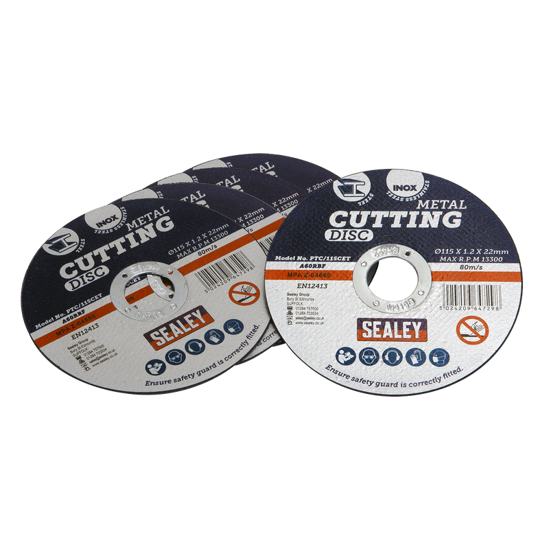 Cutting Disc �115 x 1.2mm 22mm Bore Pack of 5