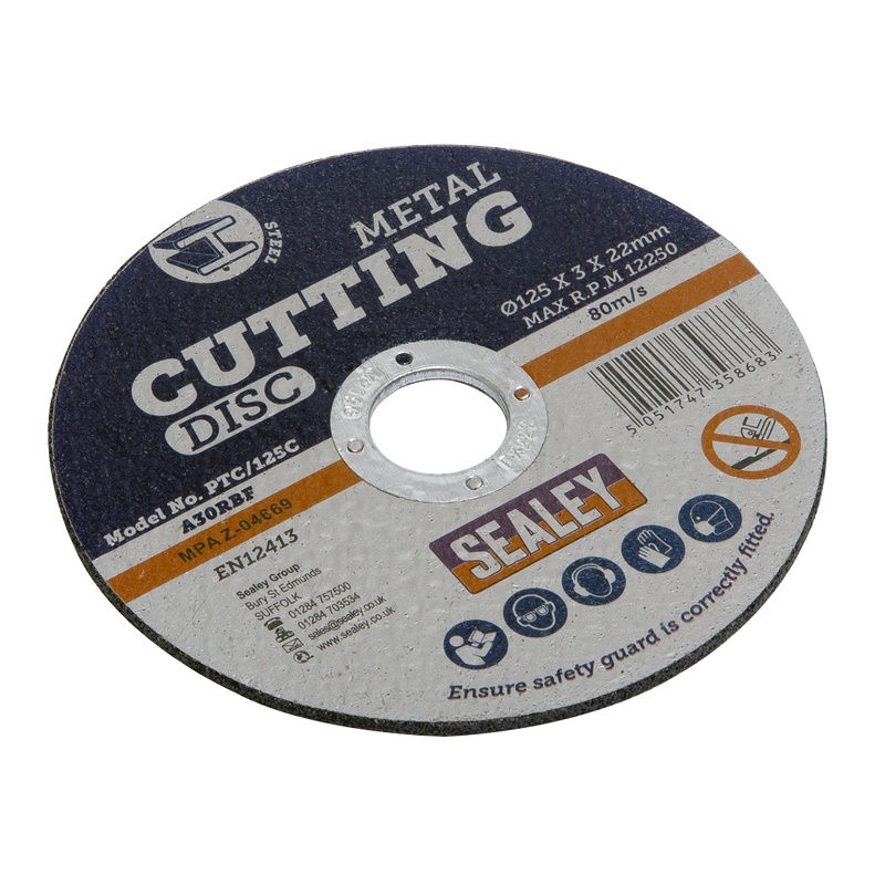 Cutting Disc �125 x 3mm 22mm Bore