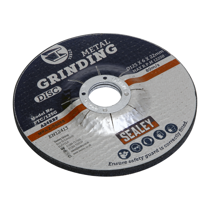Grinding Disc �125 x 6mm �22mm Bore