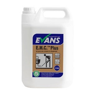 Evans EMC Plus Heavy Duty Floor Cleaner & Degreaser 1 X 5ltr