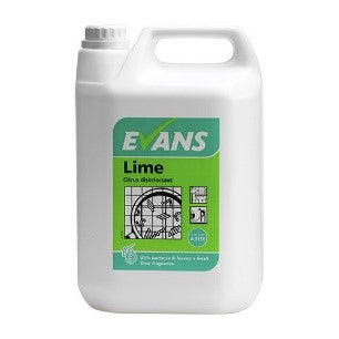 Evans Lime Disinfectant Strong Citrus Perfume 1 X 5ltr