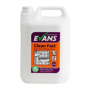 Evans Clean Fast Heavy Duty Bactericidal Cleaner 1 X 5ltr