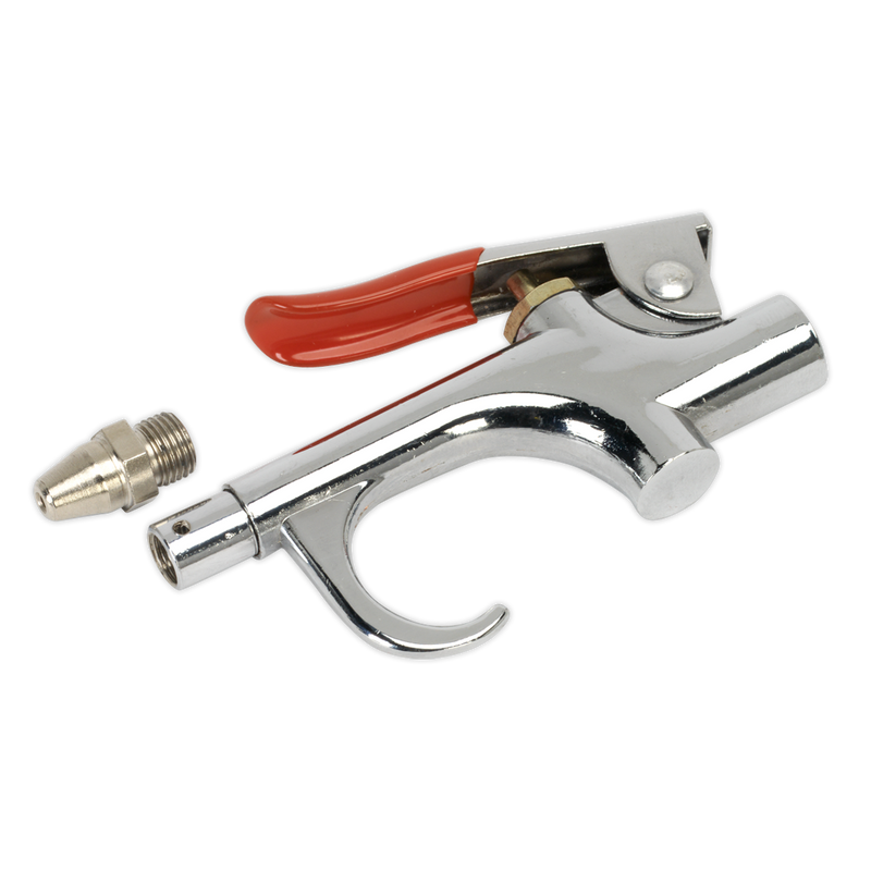 Air Blow Gun Palm Type with 1/4"BSP Air Inlet and Safety Noz