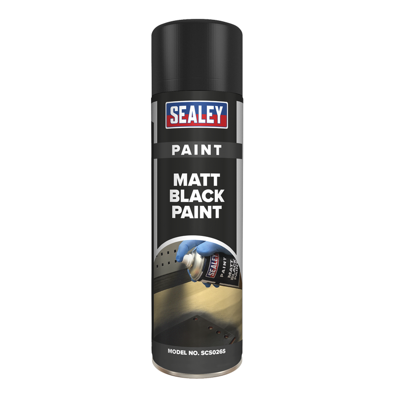 Svart matt maling 500ml