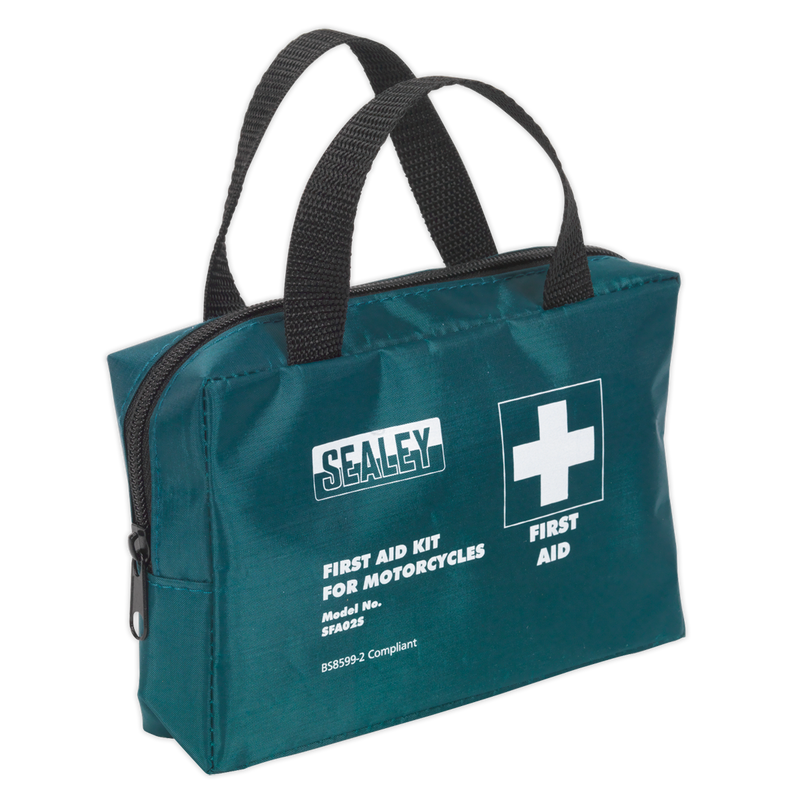 First Aid Kit Small for Mopeds & Motorcycles - BS 8599-2 Com
