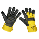 Rigger's Gloves Hide Palm Pair