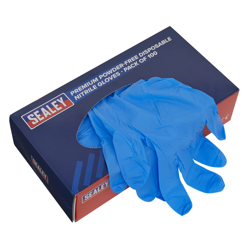 Premium Powder-Free Disposable Nitrile Gloves Extra-Large Pa