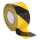 Hazard Warning Tape 50mm x 33m Black/Yellow