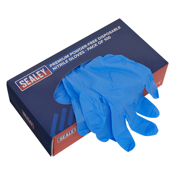 Disposable Nitrile Latex Gloves (Pack of 100)